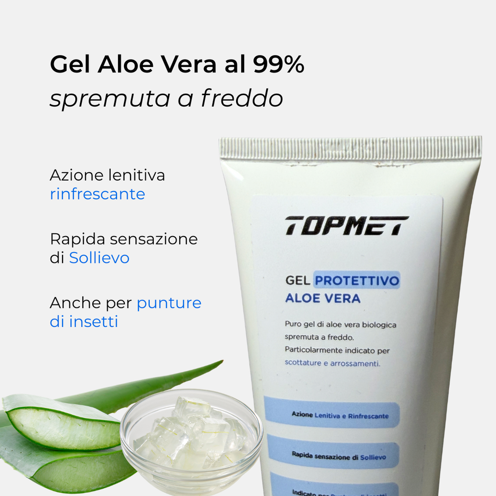 Dettagli del Gel Aloe Vera 99% TOPMET