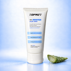 Tubo di Gel protettivo Aloe Vera 99% TOPMET da 150 ml